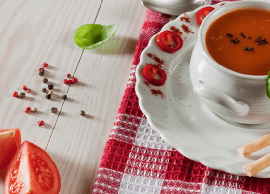 Рецепт літнього супу “Гаспачо”